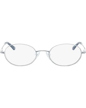 London Retro Oval Metal Eyeglasses Online - Black