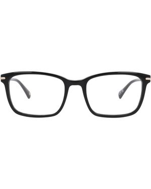 London Retro Rectangle Acetate Eyeglasses Online - Black