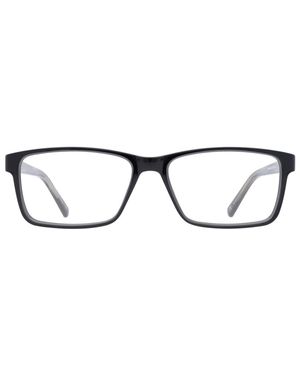 GD Collection Rectangle Plastic Eyeglasses Online - Black