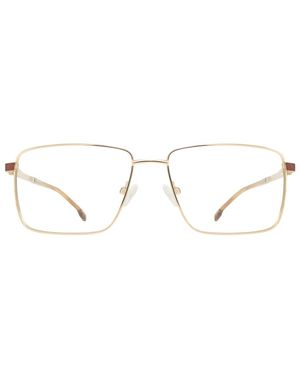 London Retro Rectangle Metal Eyeglasses Online - Black