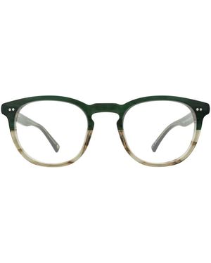 London Retro Crystal Square Acetate Eyeglasses Online - Black