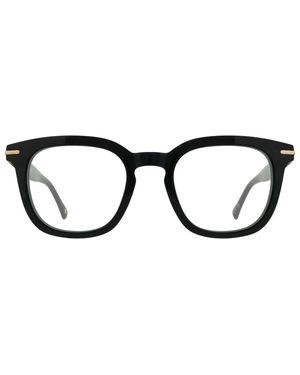 London Retro Square Acetate Eyeglasses Online - Black