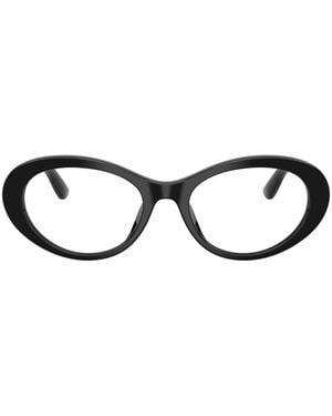 Dolce & Gabbana Oval Acetate Eyeglasses Online - Black