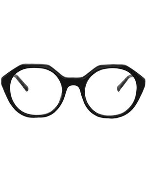 GD Collection Irregular Plastic Eyeglasses Online - Black