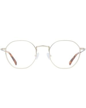 London Retro Round Metal Eyeglasses Online - Black