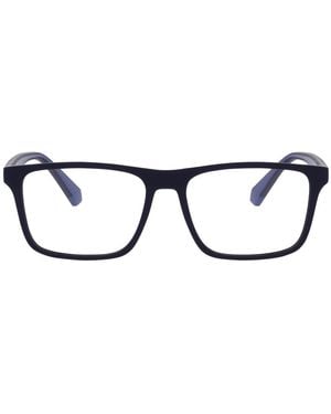 Polaroid Rectangle Plastic Eyeglasses Online - Black
