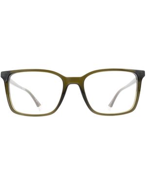 Polaroid Rectangle Plastic Eyeglasses Online - Black