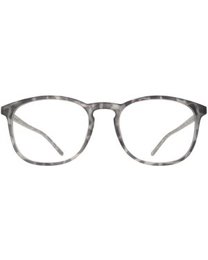 GD Collection Havana/ Square Plastic Eyeglasses Online - Black