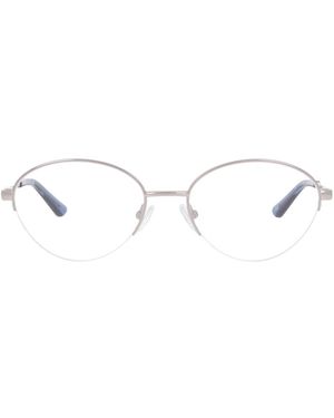 GD Collection Oval Metal Eyeglasses Online - Black