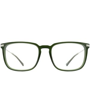 London Retro Square Acetate Eyeglasses Online - Black