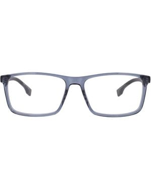 BOSS Rectangle Acetate Eyeglasses Online - Black