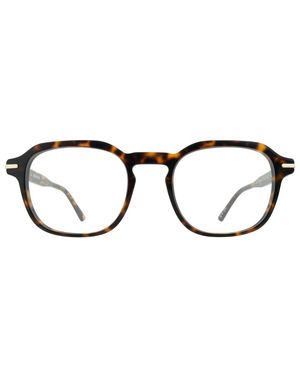 London Retro Square Acetate Eyeglasses Online - Black