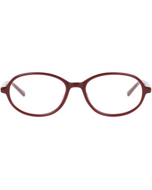 GD Collection Oval Plastic Eyeglasses Online - Black