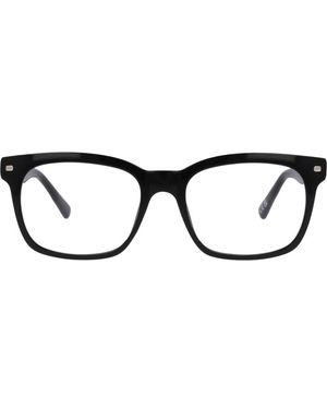 GD Collection Rectangle Plastic Eyeglasses Online - Black