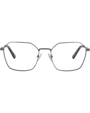 London Retro Irregular Metal Eyeglasses Online - Black