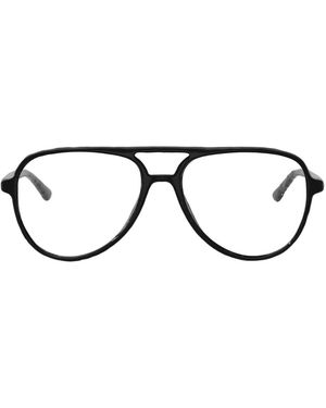 GD Collection Pilot Plastic Eyeglasses Online - Black