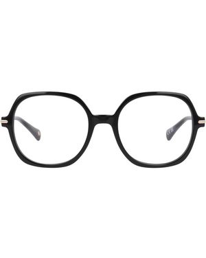 London Retro Square Acetate Eyeglasses Online - Black