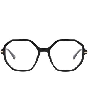 London Retro Irregular Acetate Eyeglasses Online - Black