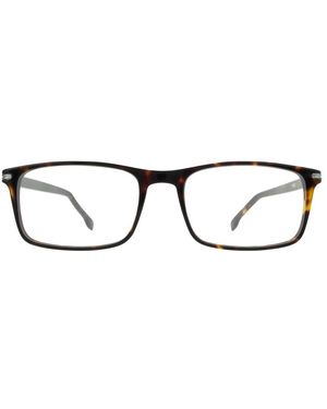 BOSS Rectangle Acetate Eyeglasses Online - Black