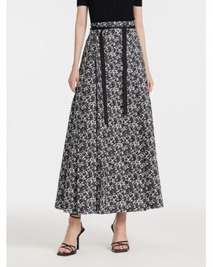 GOELIA Rose Jacquard Pleated Mamianqun With Bottomed Skirt - Multicolor