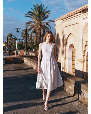 sleeveless draped front asymmetric hem dress donna morgan for maggy Rosy Draped Asymmetrical Dress in Coral Maze