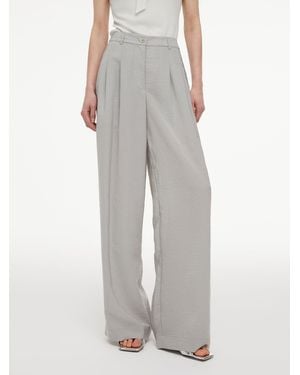 GOELIA [Preview] Triacetate Blend Straight Leg Pants - Gray