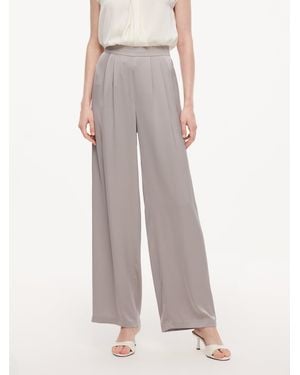 GOELIA 22Mm Mulberry Silk Straight Leg Pants - Multicolor