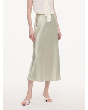 GOELIA 100% Acetate Mermaid Skirt - Natural