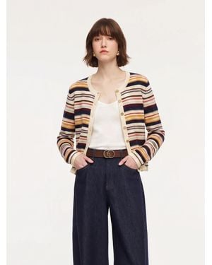 GOELIA 100% Cotton Cardigan - Blue