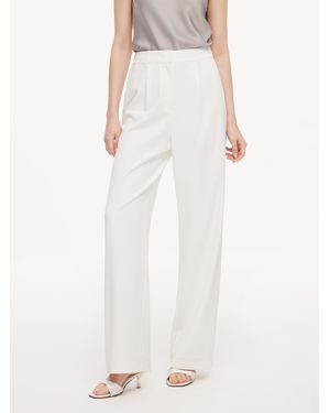GOELIA Four-Way Stretch Straight Leg Pants - White