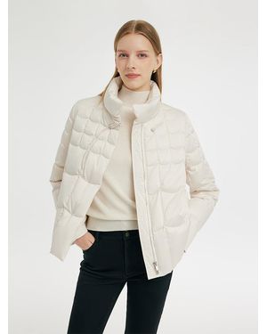GOELIA New Chinese-Style Goose Down Jacket - Natural