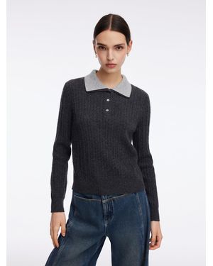 2 in 1 Leisure Lapel Knit Top