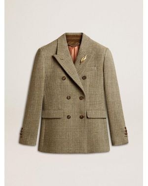 Golden Goose Double-Breasted Blazer - Natural