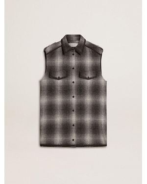 Golden Goose Vestito Chemisier Da Donna - Grigio