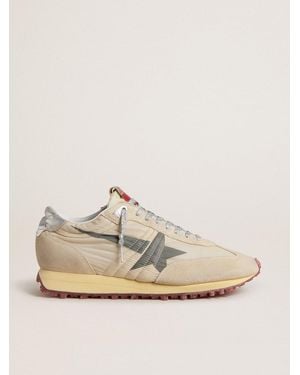 Golden Goose Marathon Pour Homme Avec Tige En Nylon Et Étoile Grise, Homme, Taille - Neutre