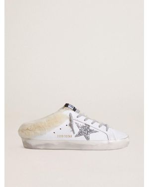 Golden Goose Super-Star Sabots - Natural