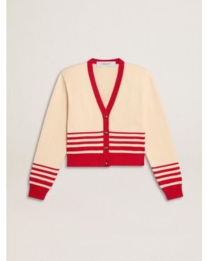 Golden Goose Cardigan - Red