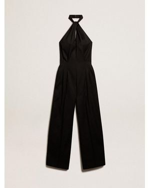 Golden Goose Wool Gabardine Jumpsuit - Black