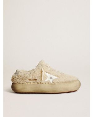 Golden Goose Space-Star Shoes - Natural