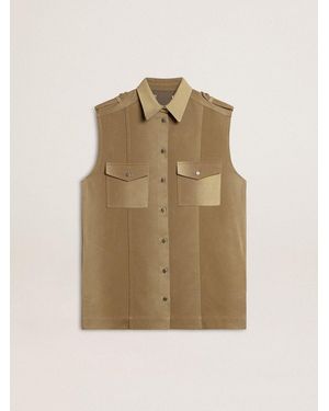 Golden Goose Vestito Chemisier Da Donna - Neutro
