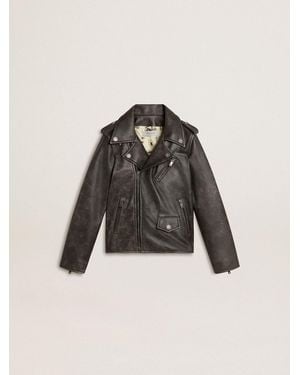 Golden Goose Leather jackets for Women | Online Sale up to