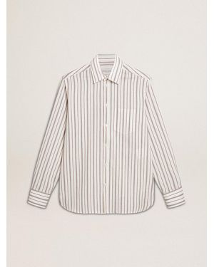Golden Goose Camicia Da Uomo Bianca - Neutro