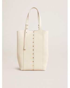 Golden Goose 24/7 Bag North South in Natural | Lyst