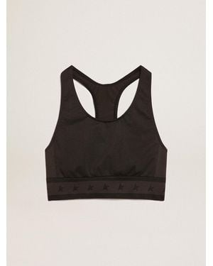 Golden Goose Top Sportivo Di Colore Nero, Donna, Taglia