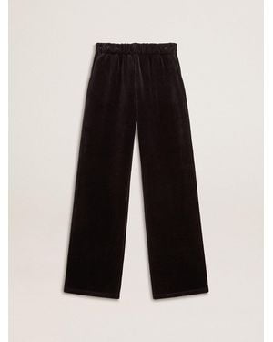 Golden Goose Pantalone Jogging Da Donna - Nero
