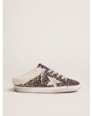 Golden goose shearling slide deals