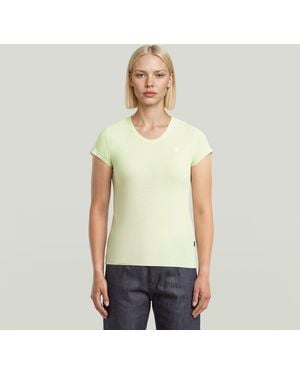 G-Star Eyben Slim V-Neck Top 2.0 - Green