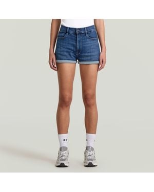 G-Star Tedie Ultra High Shorts - Blue