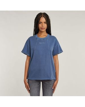 G-Star Overdyed Seam Details Sweater - Blue