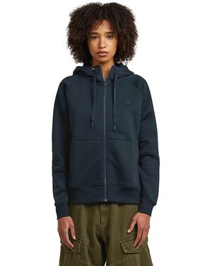 G-Star Premium Core 2.1 Hoodie Zip Thru Sweater - Blue